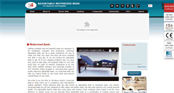 Desktop Screenshot of motorized-beds.com